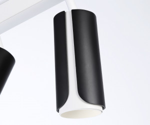 TN51605/3 BK/WH черный/белый GU10/3 380*60*195