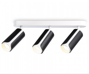 TN51605/3 BK/WH черный/белый GU10/3 380*60*195