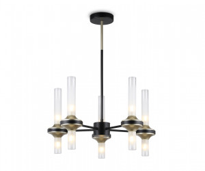 LH55351/10 BK/CGD/CL черный/золото/прозрачный G9/10 max 30W D550*690