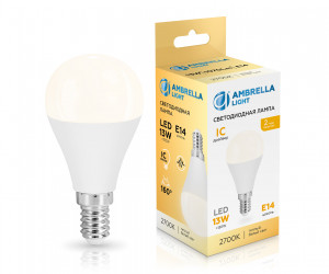 451313 LED P45 13W IC E14 2700K 175-265V