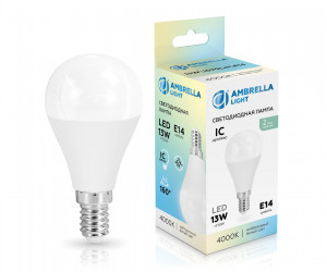 451314 LED P45 13W IC E14 4000K 175-265V