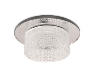 TN350 CH/CL хром/прозрачный GU5.3+3W (LED WHITE) D95*45