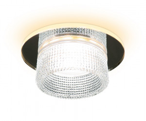 TN350 CH/CL хром/прозрачный GU5.3+3W (LED WHITE) D95*45