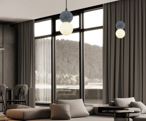 Подвесной светильник PS1961 marble BL 000060382