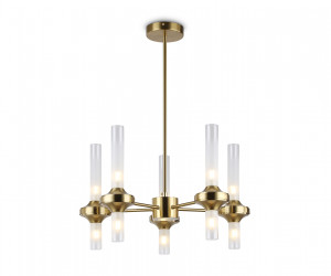 LH55358/10 BS/CL латунь/прозрачный G9/10 max 30W D550*690