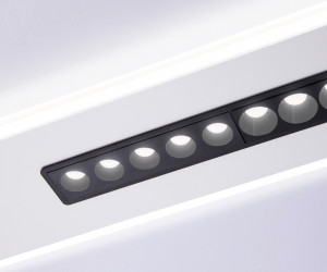 FL51445 WH/BK белый/черный 70W 3000K-6400K+4200K 1200*125*40 (Без ПДУ)