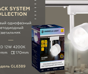 GL6389 WH белый LED 12W 4200K 24°