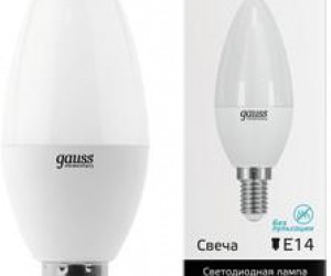 Лампа Gauss LED Elementary Candle 10W E14 4100K 1/10/100