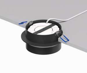 DK2100-BK Встраиваемый светильник NIKO, IP 20, до 15 Вт, GX53, LED, черный, акрил, алюминий