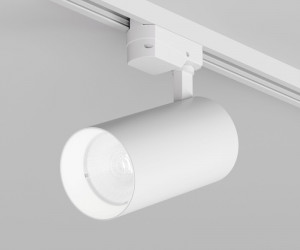 DK6456-WH Трековый светильник SOLID KOPER, 155мм, d80, 220V, LED 4000K, 30W, IP20, белый, алюминий