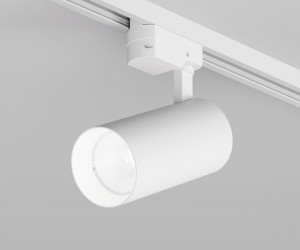 DK6454-WH Трековый светильник SOLID KOPER, 145мм, d70, 220V, LED 4000K, 24W, IP20, белый, алюминий