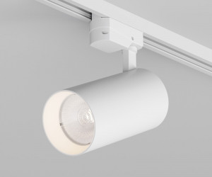 DK6455-WH Трековый светильник SOLID KOPER, 155мм, d80, 220V, LED 3000K, 30W, IP20, белый, алюминий