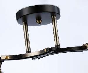 TR303037/2 SB/BK/SM бронза/черный/дымчатый E27/2 max 40W 580*200*270