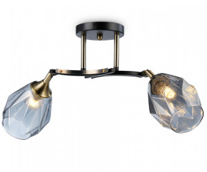 TR303037/2 SB/BK/SM бронза/черный/дымчатый E27/2 max 40W 580*200*270