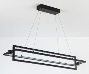 FL5737/2+2 BK черный 45W 3000K/4200K/6400K 900*220*1300 (без ПДУ)