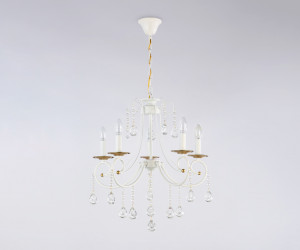 TR4916/5 WH/GD белый/золото E14/5 max 40W D550*860