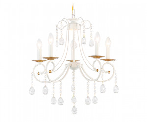 TR4916/5 WH/GD белый/золото E14/5 max 40W D550*860