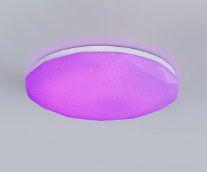 FZ417 WH белый IP20 46W 3000K-6500K+RGB D380*60 (ПДУ ИК)