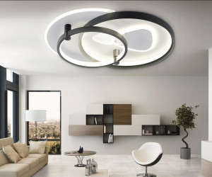 FL5051 WH/GR белый/серый 105W 3000K-6400K 480*480*100 (ПДУ РАДИО 2.4G)