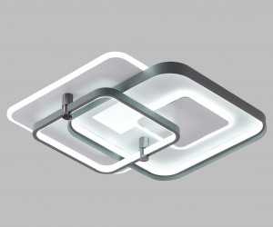 FL5055 WH/GR белый/серый 134W 3000K-6400K 480*480*100 (ПДУ РАДИО 2.4G)