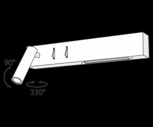 Настенный светильник (бра) Technical C031WL-L8W3K
