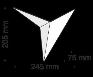 Настенный светильник (бра) Technical C808WL-L3W