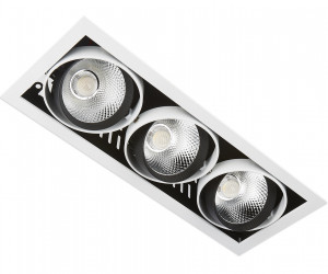 T813 BK/CH 3*12W 4200K