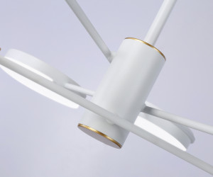 FL51635/6 WH/GD белый/золото 3000K/4200K/6400K 50W D800*780 (Без ПДУ)