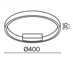 Потолочный светильник Maytoni MOD058CL-L25BK