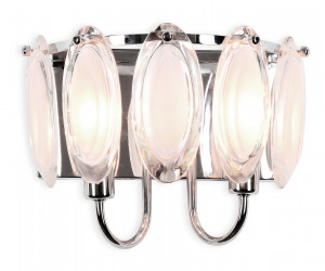 TR5180/2 CH/CL/FR хром/прозрачный/белый матовый E14/2 max 40W 280*190*170