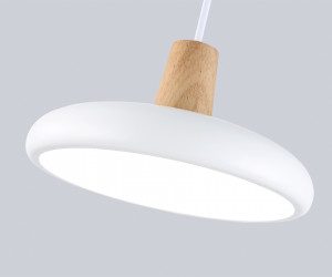 FL4838 WH/WD белый/дерево 24W 3000-6000K D200*800 (без ПДУ)