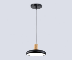 FL4839 BK/WD черный/дерево 24W 3000-6000K D200*800 (без ПДУ)