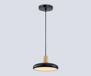 FL4839 BK/WD черный/дерево 24W 3000-6000K D200*800 (без ПДУ)