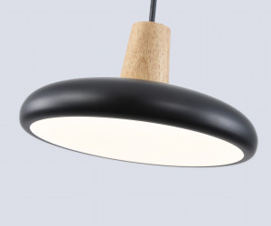 FL4839 BK/WD черный/дерево 24W 3000-6000K D200*800 (без ПДУ)