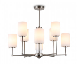 LH56213/8 SN/FR никель/белый матовый E27/8 max 60W D700*600