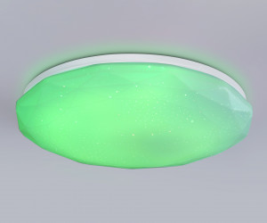 FZ418 WH белый IP20 66W 3000K-6500K+RGB D480*65 (ПДУ ИК)