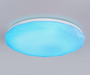 FZ418 WH белый IP20 66W 3000K-6500K+RGB D480*65 (ПДУ ИК)