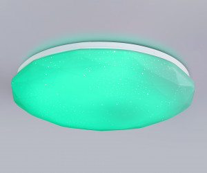 FZ418 WH белый IP20 66W 3000K-6500K+RGB D480*65 (ПДУ ИК)