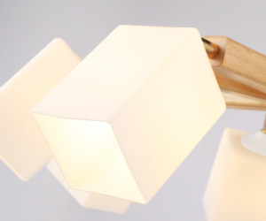 TR9522/8 WH/GD/FR белый/золото/белый матовый E27*8 max 40W D790*260