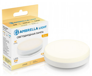 530903 LED GX53 9W IC 2700K 175-265V