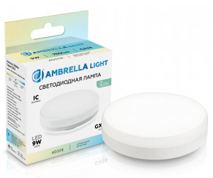 530904 LED GX53 9W IC 4000K 175-265V