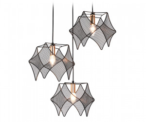 TR8427/3 BK/GD черный/золото E14/3 max 40W D510*1000