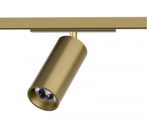 DK5741-SB Светильник для трека SHINE SPOT со светодиодом, D45*H100, 48V DC, 10W, RA?90, 3000K, IP20, сатинированная латунь, алюминий