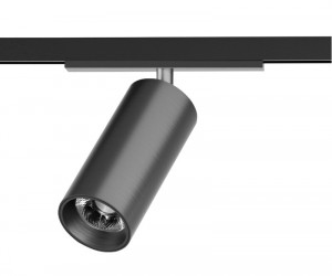 DK5741-DN Светильник для трека SHINE SPOT со светодиодом, D45*H100, 48V DC, 10W, RA?90, 3000K, IP20, темный никель, алюминий