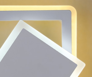 FA565 WH/S белый/песок LED 3000K/6400K 24W 200*200*60