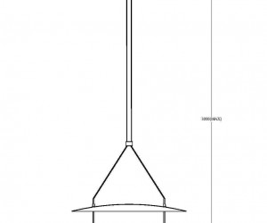 Подвесной светильник Maytoni MOD280PL-L30B3K