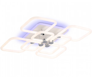 FA3866/4+4 WH белый 144W 3000K-6400K+RGB 627*627*121 (ПДУ РАДИО 2.4G)