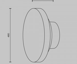 Настенный светильник (бра) Maytoni MOD437WL-L5BG3K