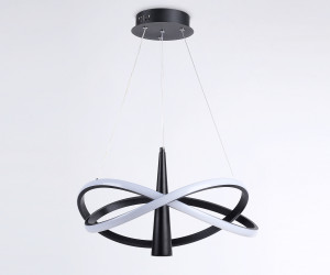 FL5368/2+1 BK черный 47W 3000K-6400K D480*1200 (ПДУ ИК)