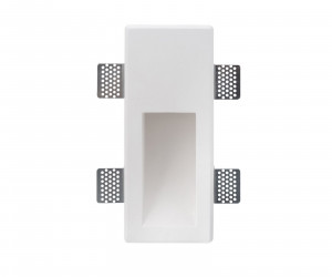 DK5004-GY Светильник встраиваемый в стену, IP 20, 50 Вт, GU10, белый, гипс